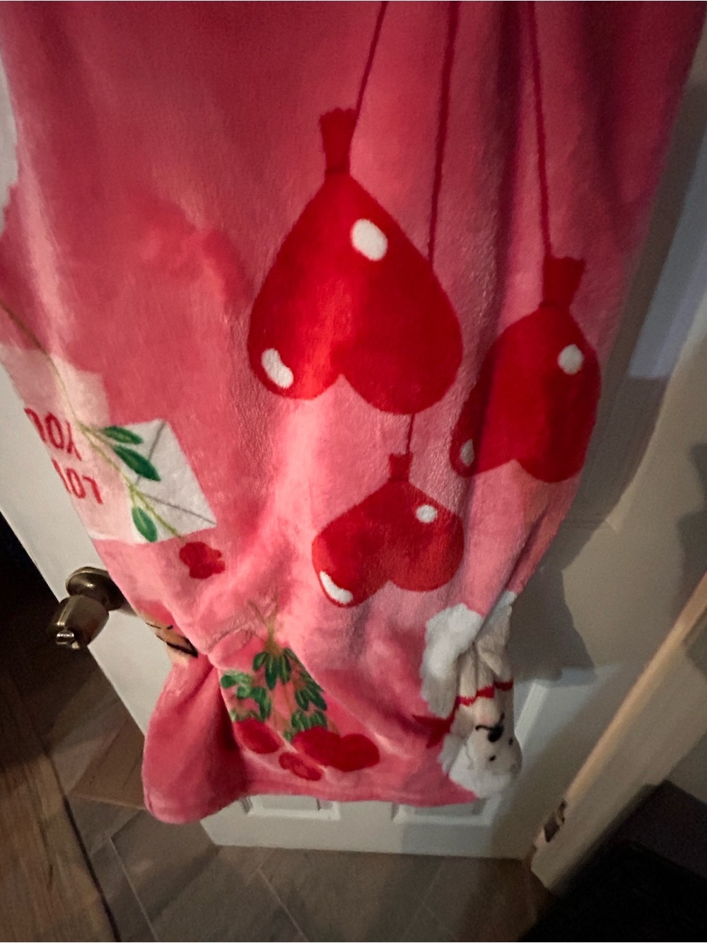 Pickle & Dot Cozy Puppy Love Throw Blanket - Picture 3 of 4